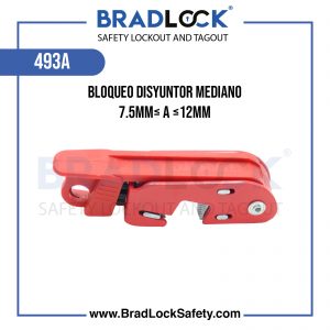 BLOQUEO DISYUNTOR MEDIANO COD 493A BRADLOCK DISPOSITIVO DE BLOQUEO WWW.BRADLOCKSAFETY.COM TELF: 934067134 DISTRIBUIDOR OFICIAL CORPORACION PROVINSUR SAC